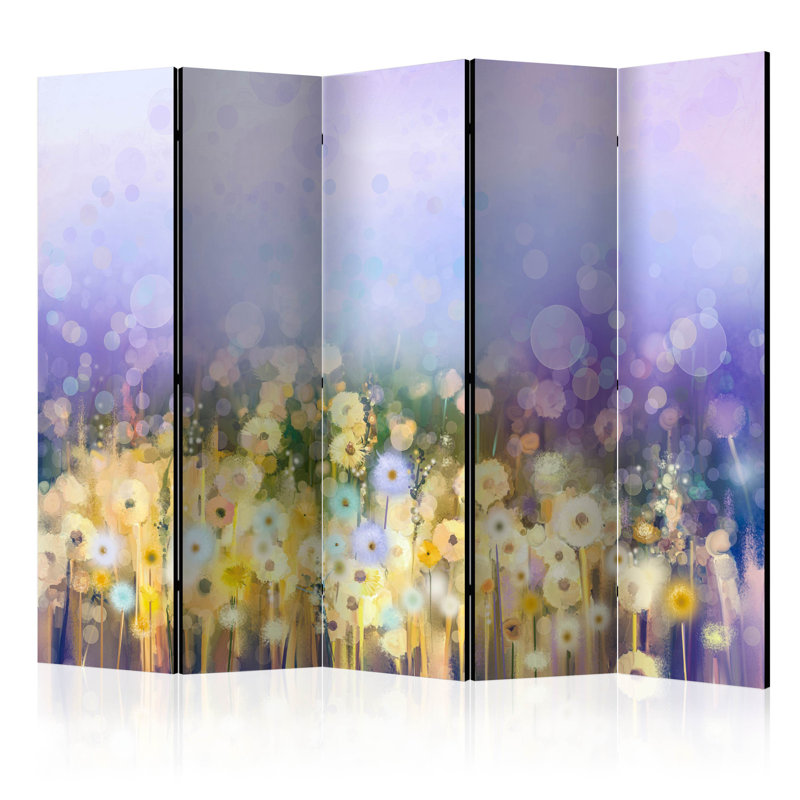 Painted Meadow Room Divider, 5