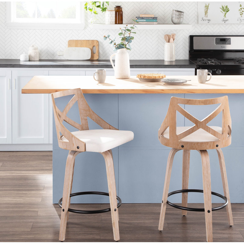 Tabouret de comptoir pivotant 25,5 po Betuel
