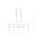 Hayse 5 - Light Dimmable Linear Chandelier-940876985