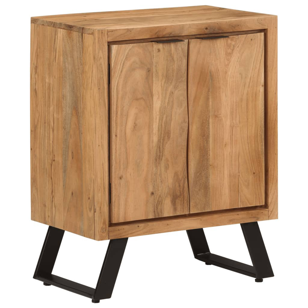 Vidaxl Sideboard Mit 2 Türen 55X36x72 Cm Massivholz Akazie