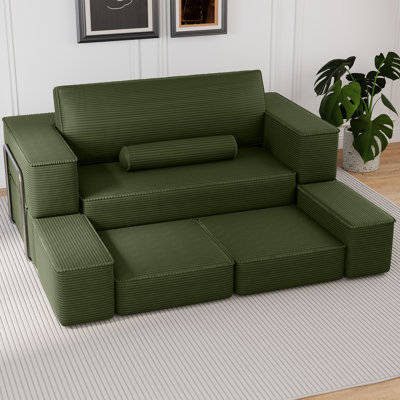 Canapé modulaire convertible l 103,5 po