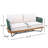 Louie Outdoor Acacia Wood Rope Woven Conversation Set-447937024-458980615