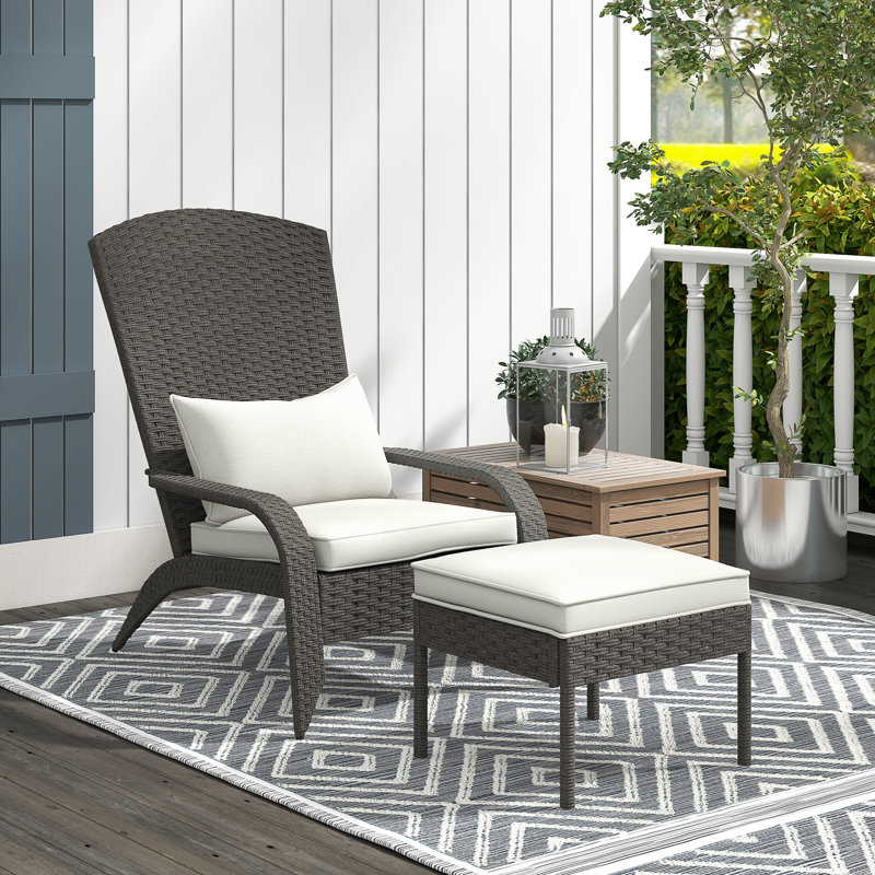Chaise Adirondack en résine Raymier