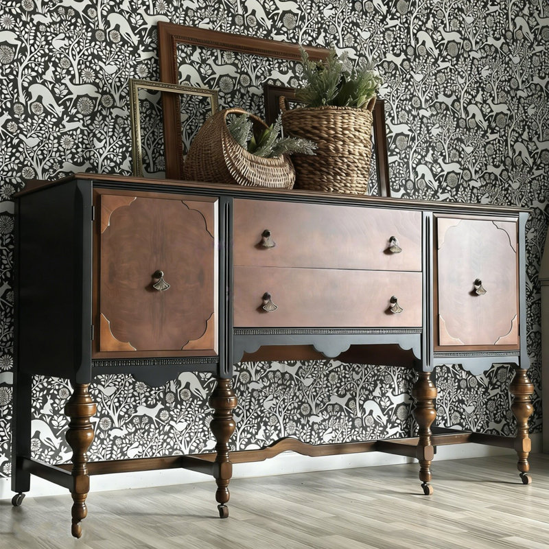 Armoire d'entrée rétro de style français