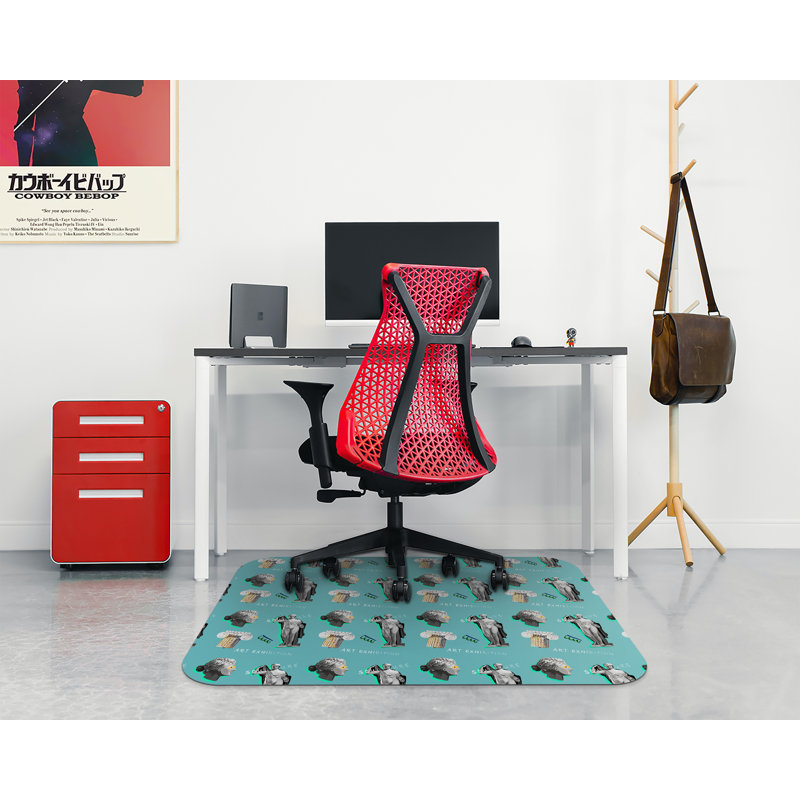 Nemi Hard Floor Rectangular Chair Mat, 70 x 100cm