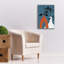 Art mural sur toile  «Slender Stems 1 Jewel Toned» par Danhui Nai