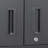 Metal Wall-Mounted Tool Storage Cabinet With 2 Locking Door 1 Adjustable Shelf 1 Opened Drawer