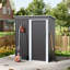 Senga 5ft. W x 2.5 ft. D Metal Pent Tool Shed Garden Shed
