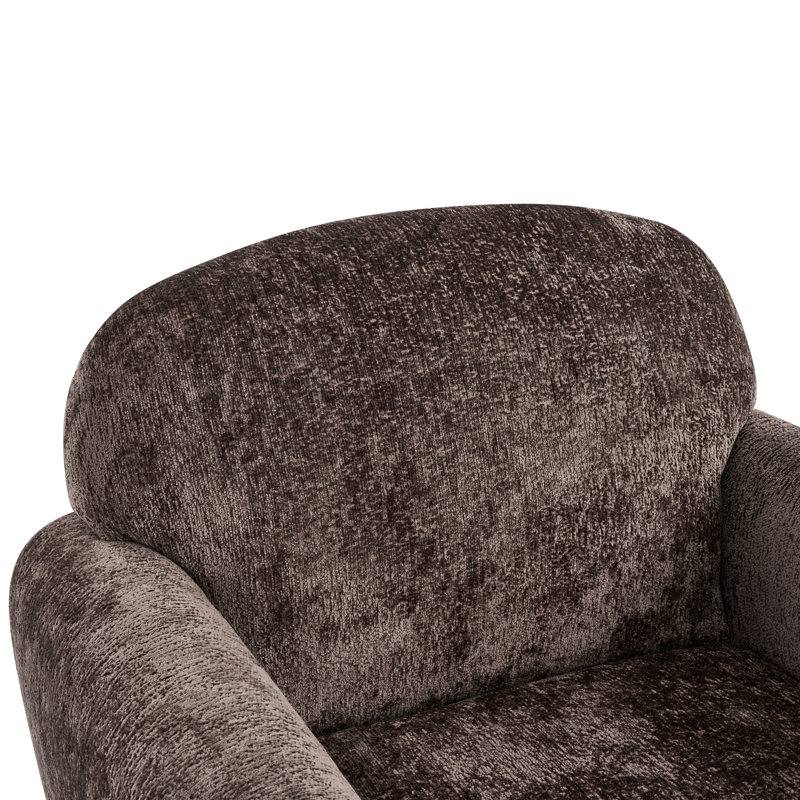 Fauteuil d'appoint Soren, Marron foncé