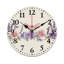 Horloge murale lavande 12 po x 12 po