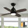 36.6'' Black Ceiling Fan With Remote Control And Light Kit