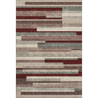 Premium Machine Washable Prisco Merlot Rug