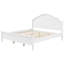 Lit plateforme en bois avec tête et pied de lit-129232714-129232710