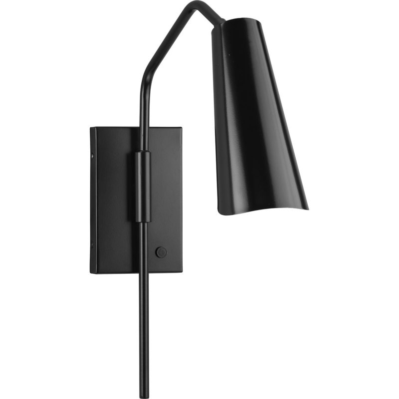 Applique murale Bridgeville, Noir mat