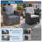 All Weather PE Wicker Patio Furniture Sets, Handwoven Rattan Outdoor Furniture Set with Water-Resistant Olefin Cushions, Outdoor Conversation Sets for Backyard, Porch, Garden-1091458143