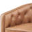 30" Tufted Top Grain Leather Swivel Barrel Chair-1138328489