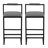 Faux Leather Upholstered Metal Bar Stools Set with Back-1928819951