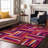Premium Machine Washable Collett AMF1012 Squares Rug-1320721651