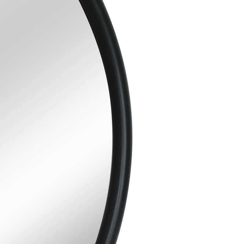 Miroir de salle de bain Aurilla, Noir