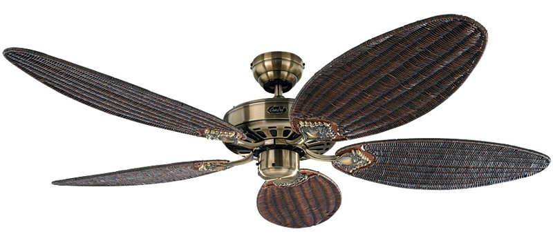 Boutwell 132cm Ceiling Fan, Antique Brass