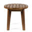 Table d'appoint d'extérieur en bois 16 po, finition, aspect bois rustique avec finition et apparence