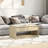 Hansmeier Floor Shelf Coffee Table with Storage