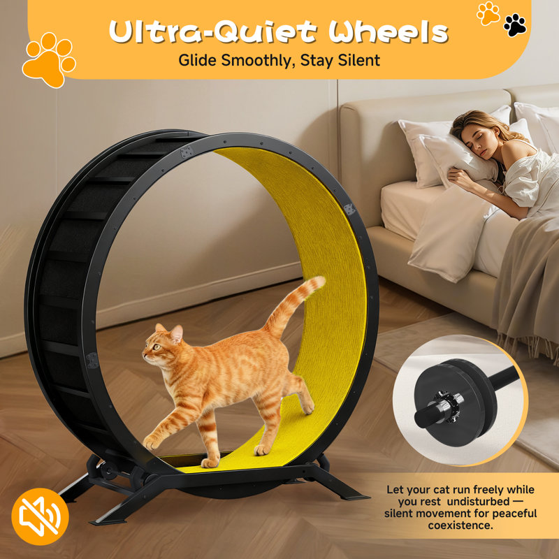 93cm H Cat Tree, Yellow