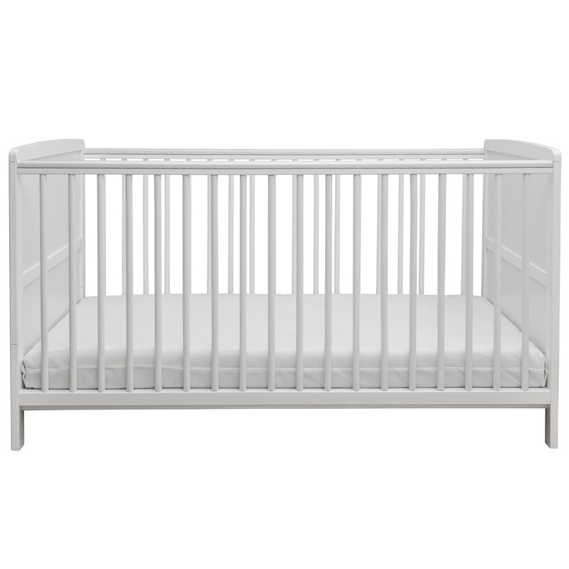2 Cot Bed Bundle with Mattress, White
