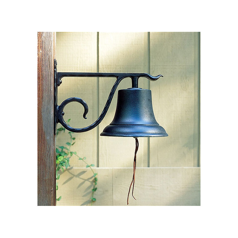 Large Bell w/ Cardinal, Black