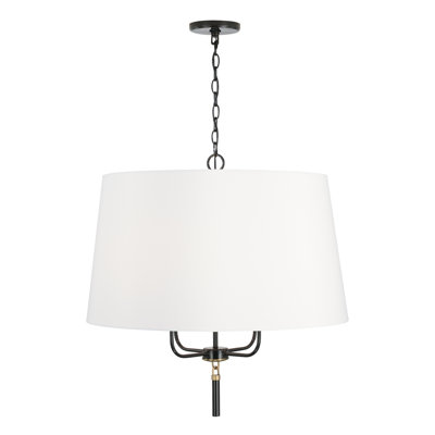 Luminaire suspendu tambour 4 lumières