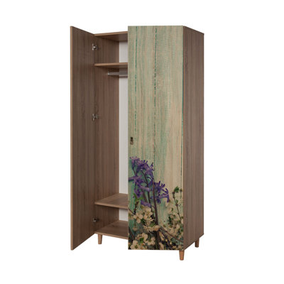 Kenna 2 Door Manufactured Wood Wardrobe