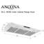 Ancona 36" Stainless Steel 550 CFM Ducted (Vented) Under Cabinet Range Hood with Mesh Filter
