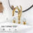 Ornate Swan Style Bathroom Sink Faucet Combo Deck Mount Sink Mixer Tap Set Hot Cold Water Vessel Sink Faucet 2-handle-104604158