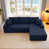 Navy Blue Velvet