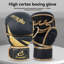 Gants de boxe en similicuir respirant-115988017