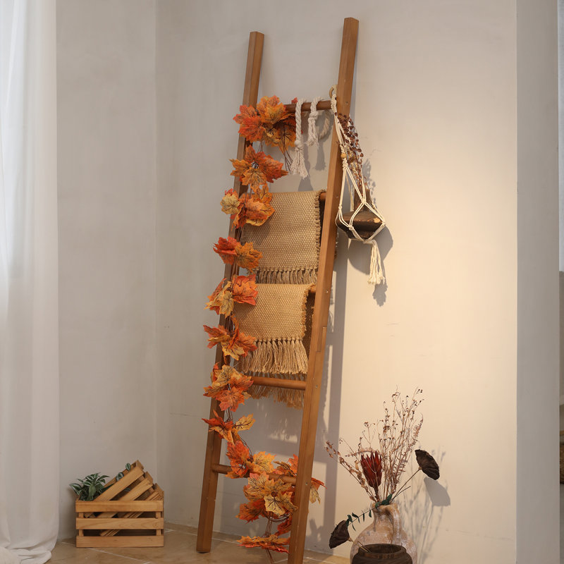 Échelle de couverture en bois 6 pi, Naturel