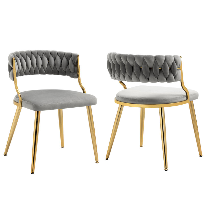 Christal Upholstery Dining Chair, Grey