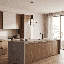 Luminaire suspendu 5 lumières Savoy House Hayward en noir mat avec accents laiton chaud-119771860-119771863