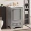 Meuble-lavabo compact 20 po avec rangement intelligent-945249474