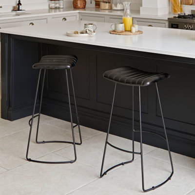 Seburn Counter Stool with Metal Frame
