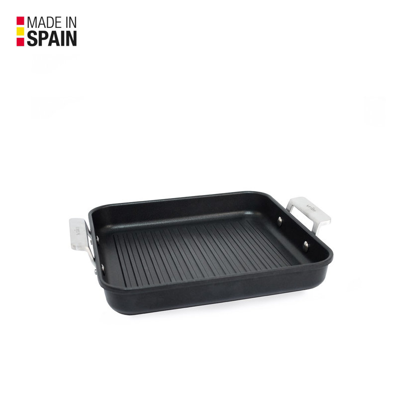 Non-Stick Aluminum Grill Pan / Griddle Set, 23 cm