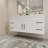 59" Wall-Mounted Double Bathroom Vanity Set-70381285