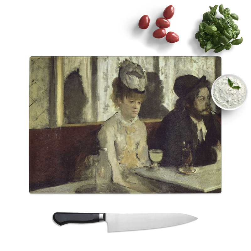 Absinthe Drinkers by Edgar Degas Chopping Board, 0.4cm H x 20cm W x 28.5cm L