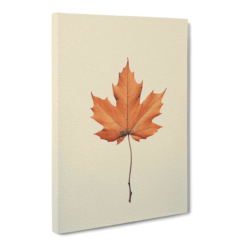 Leaf Minimalism - Wrapped Canvas, 76cm H x 50cm W x 3cm D