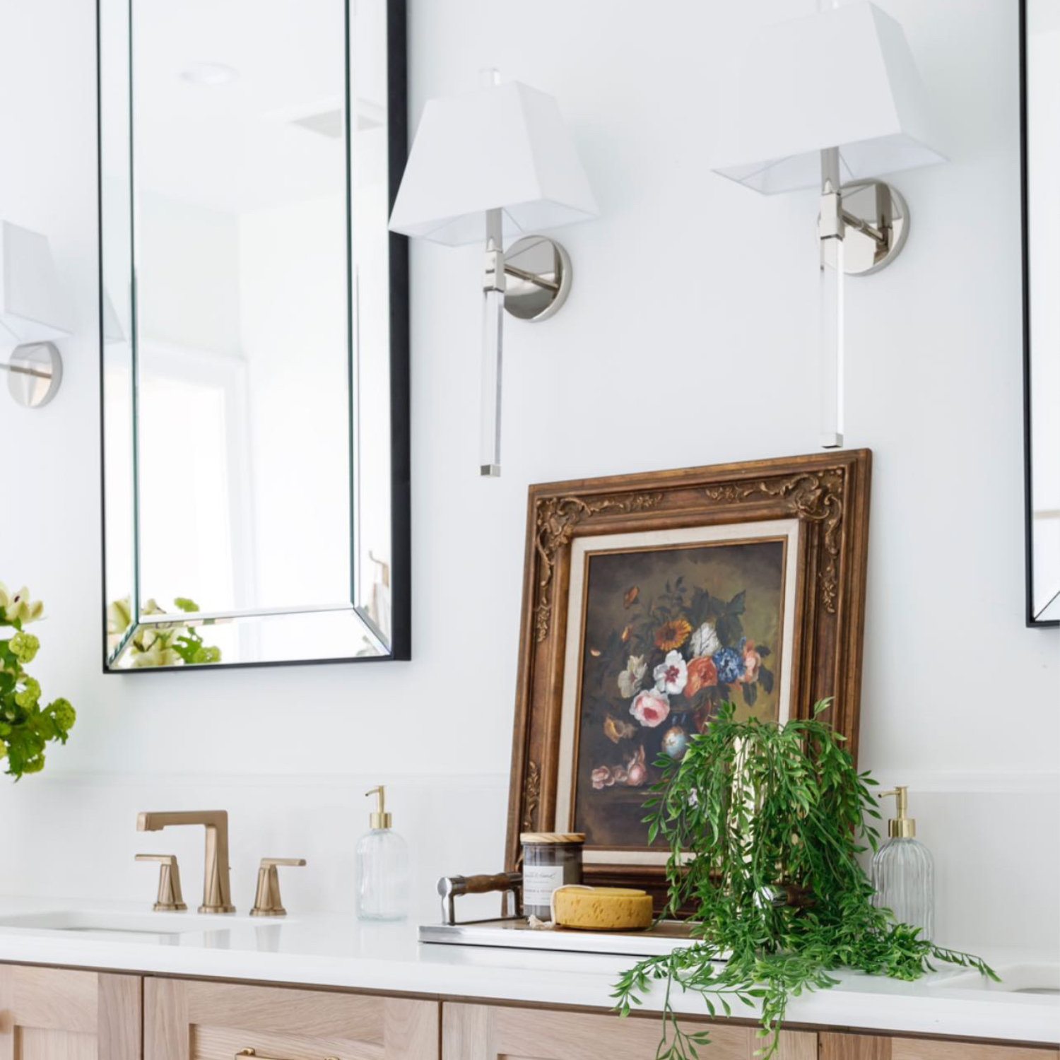 Omya Single Light Dimmable Armed Sconce, Polished Nickel