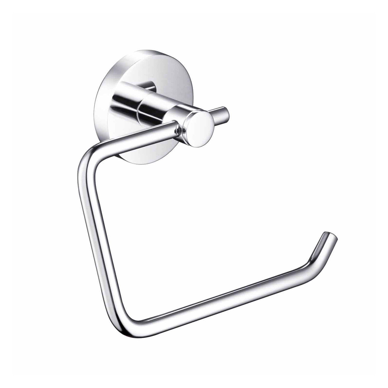 Circular Toilet Paper Holder, Chrome