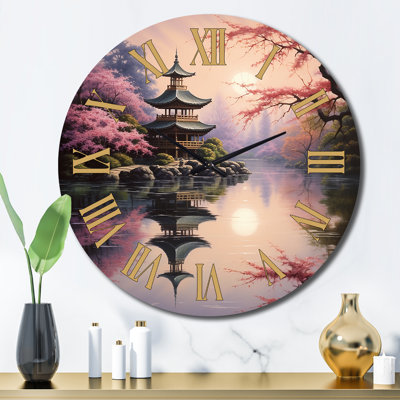 Horloge murale en métal
