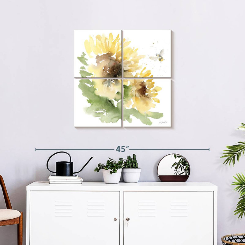 Harnek Sunflower Meadow II, 26" H x 26" W
