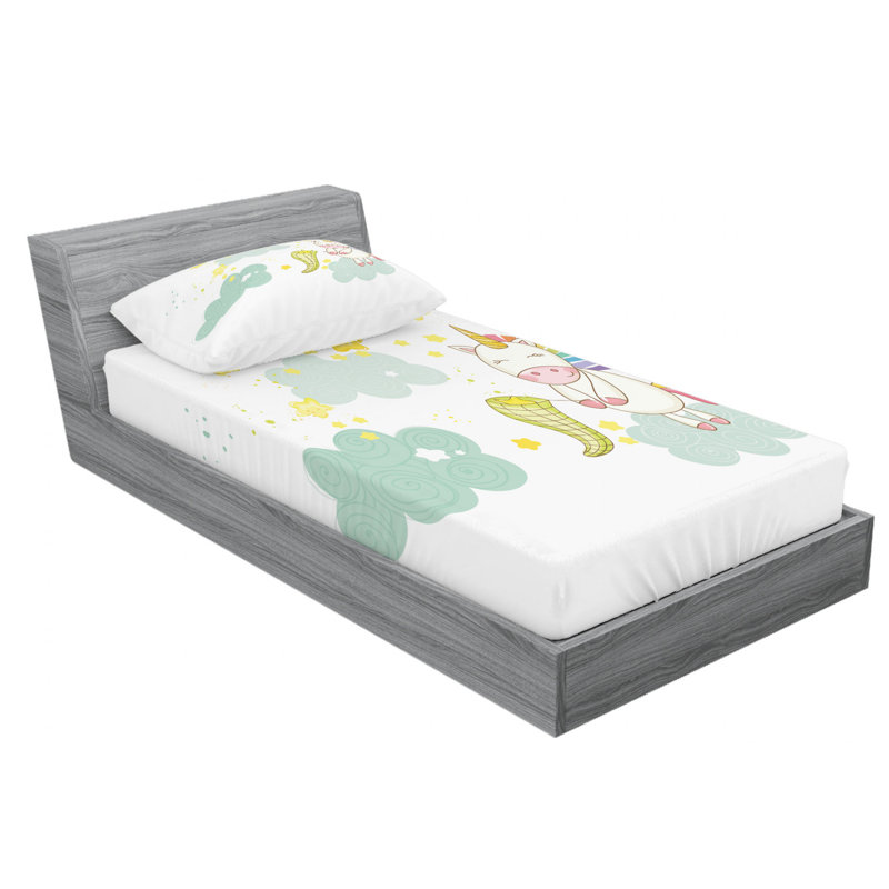 Microfiber Sheet Set, Twin XL Sheet Set with Fitted Sheet
