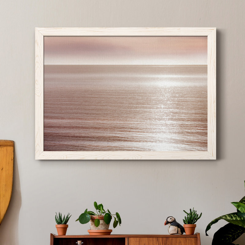 La Jolla, reproduction d'art graphique sur toile, H 31,5 po x l 23,5 po x P 1,5 po, Blanc
